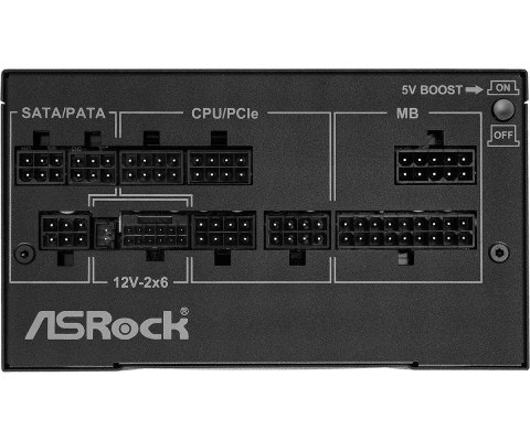 Zasilacz ASRock PG-750G 750W 80PLUS GOLD modularny z wentylatorem 135mm