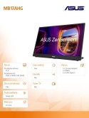 Monitor Asus MB17AHG 17 cali FHD ultracienki z FreeSync 144 Hz