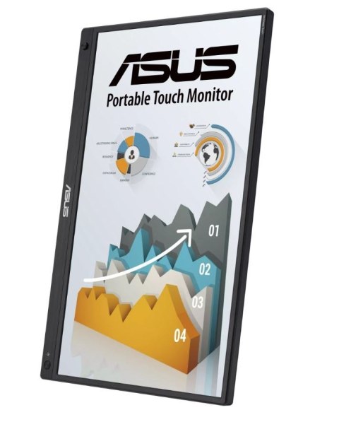Asus Monitor ZenScreen Touch 15 6 FHD przenośny z USB-C ergonomiczny