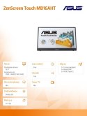 Asus Monitor ZenScreen Touch 15 6 FHD przenośny z USB-C ergonomiczny