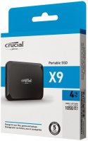 Dysk SSD Crucial X9 4TB przenośny szybki USB-C 3.2 Gen2