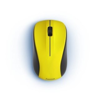 Hama Mysz bezprzewodowa MW-300 V2 żółta precyzyjna optyczna