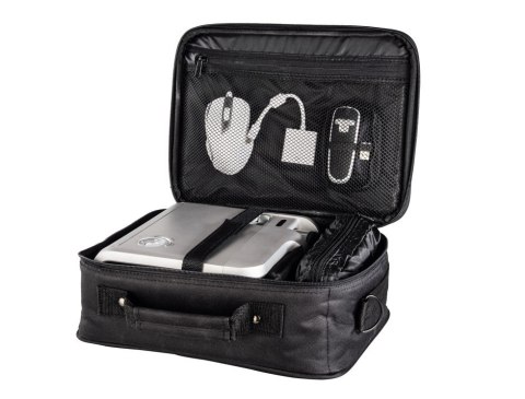 Torba Hama do projektora czarna funkcjonalna z kieszeniami