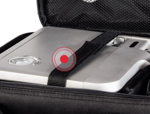 Torba Hama do projektora czarna funkcjonalna z kieszeniami