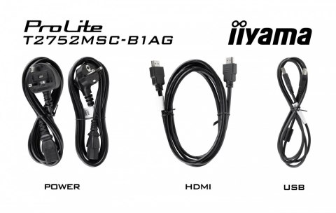 Monitor IIYAMA ProLite T2752MSC-B1AG 27 cali dotykowy IPS FHD z HDMI