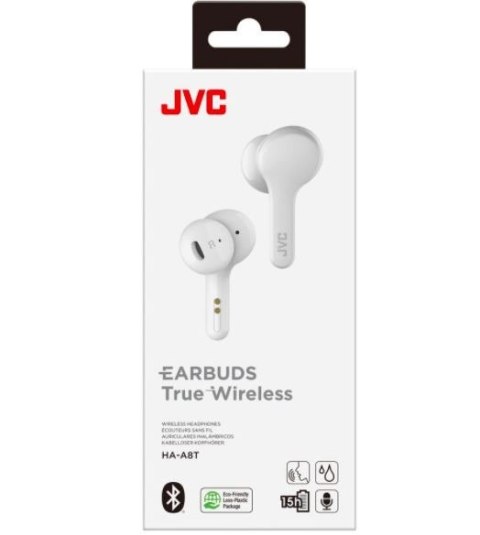 Słuchawki JVC HA-A8T bezprzewodowe TWS białe z Bluetooth 5.0