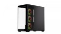 Obudowa Krux Exo ARGB Midi Tower z hartowanym szkłem czarna