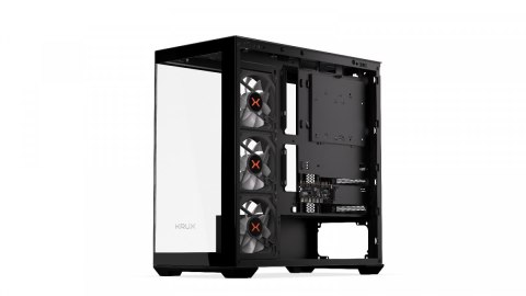Obudowa Krux Exo ARGB Midi Tower z hartowanym szkłem czarna