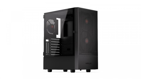 Obudowa Krux Nadir Midi Tower szara z panelem szklanym i wentylacją
