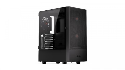Obudowa Krux Nadir Midi Tower szara z panelem szklanym i wentylacją