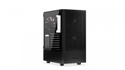 Obudowa Krux Nadir Midi Tower szara z panelem szklanym i wentylacją