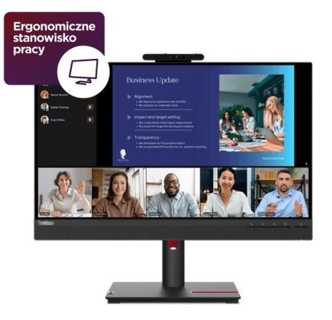 Monitor Lenovo ThinkVision T24v-30 23.8 FHD z LED IPS matowy