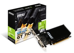 MSI Karta graficzna GeForce GT 710 2GB DDR3 64BIT wydajna z HDMI