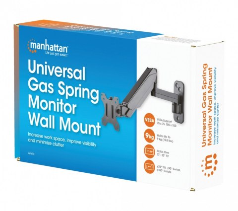 Uchwyt ścienny Manhattan do TV 17-32 cale obrotowy gazowy 9kg