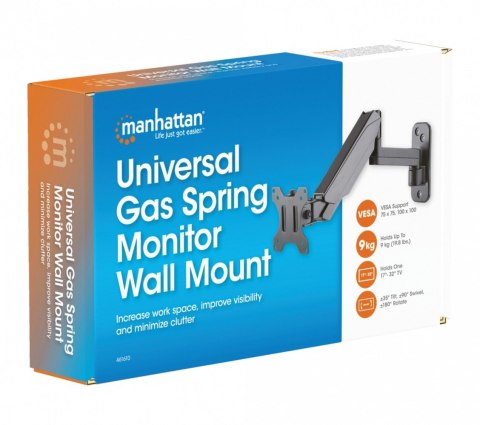 Uchwyt ścienny Manhattan do TV 17-32 cale obrotowy gazowy 9kg