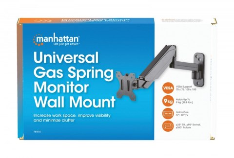 Uchwyt ścienny Manhattan do TV 17-32 cale obrotowy gazowy 9kg