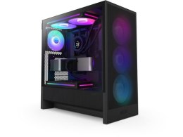 Obudowa NZXT H5 FLOW RGB Midi Tower czarna z oknem wydajna