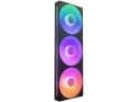 Wentylator NZXT F360 RGB CORE PWM czarny 3x12cm wydajny z podświetleniem