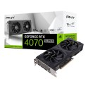 Karta graficzna PNY GeForce RTX 4070 SUPER 12GB OC wydajna 192-bitowa