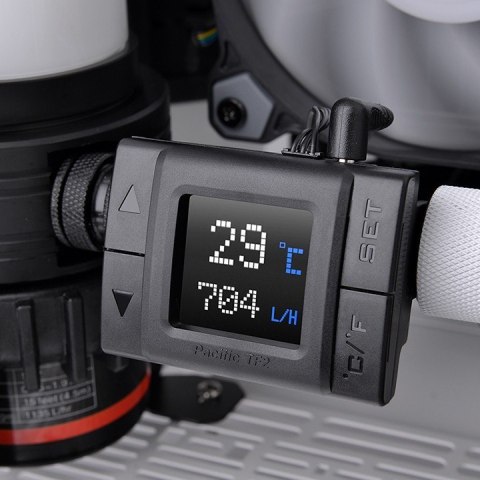 Chłodzenie wodne Thermaltake TF2 LCD Monitor Temp Przepływ RGB plus