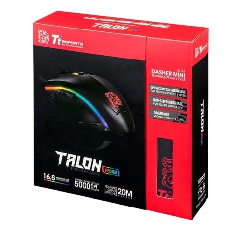 Myszka Thermaltake Talon Elite RGB zestaw gamingowy z podkładką