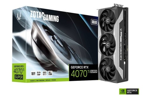 ZOTAC Karta graficzna GeForce RTX 4070 Ti SUPER 16GB GDDR6X wydajna