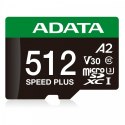 Adata Karta microSD Speed Plus 512GB UHS1 U3 V30 A2 180 MB/s szybka pamięć