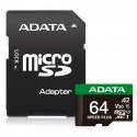 Adata Karta microSD Speed Plus 64GB UHS1 U3 V30 A2 160/140 MB/s szybka wydajność