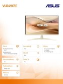 Monitor Asus VU249CFE-M 24 cale IPS 100Hz USB-C z atrakcyjnym designem