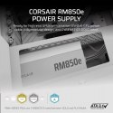 Zasilacz Corsair RM850e WHITE 80 PLUS GOLD modularny ATX 3.1 cichy