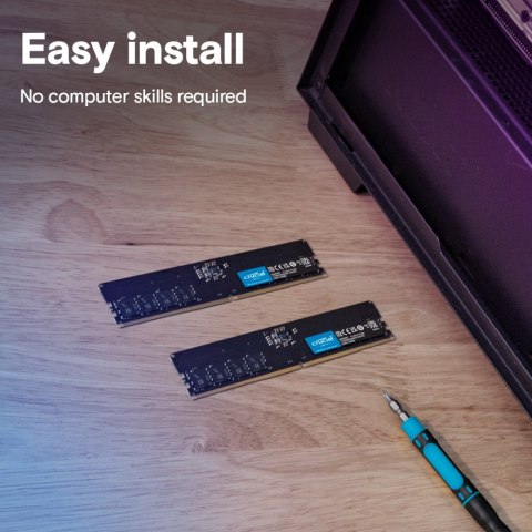 Pamięć Crucial DDR5 128GB 2x64GB 5600MHz CL46 wydajna