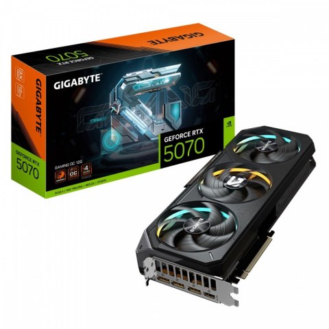 Gigabyte Karta graficzna RTX 5070 GAMING OC 12GB GDDR7 wytrzymały chłodzony RGB