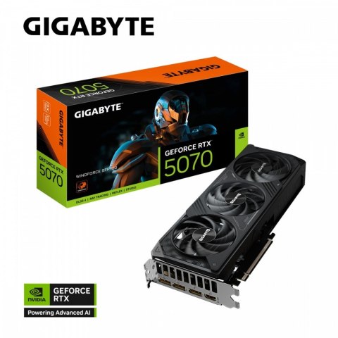 Gigabyte Karta graficzna RTX 5070 WINDFORCE SFF 12GB GDDR7 z chłodzeniem