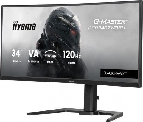 Monitor IIYAMA G-Master GCB3482WQSU-B1 34 cal 120Hz zakrzywiony VA UWQHD