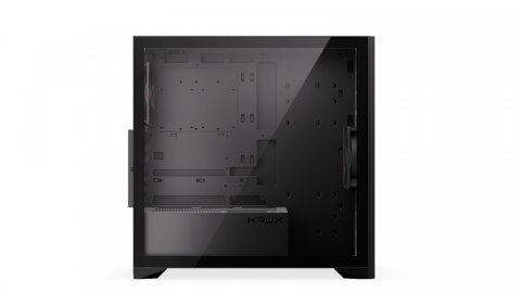 Obudowa Krux Palum Midi Tower elegancka z drewnianymi elementami