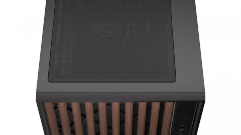 Obudowa Krux Palum Midi Tower elegancka z drewnianymi elementami