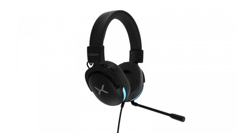 Słuchawki Krux Crave RGB kompaktowe gamingowe z mikrofonem