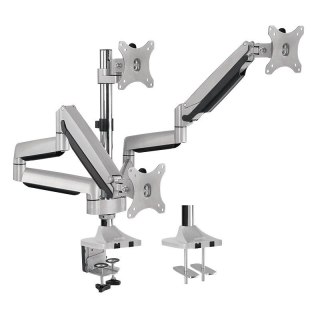 LogiLink Aluminiowy uchwyt na 3 monitory 13-32 max 8kg regulowany