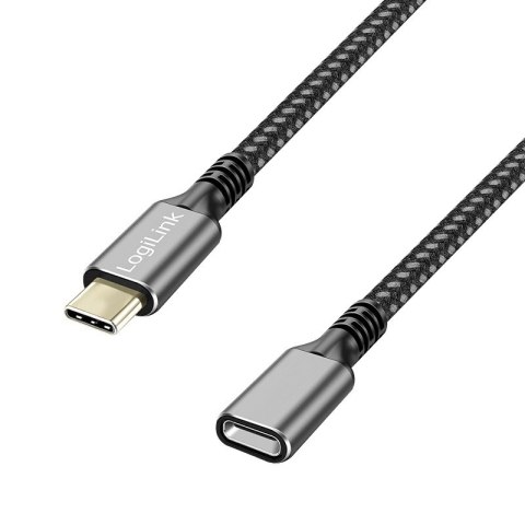 LogiLink Kabel USB 3.2 Gen2 Type-C przedłużacz Power Delivery 1m