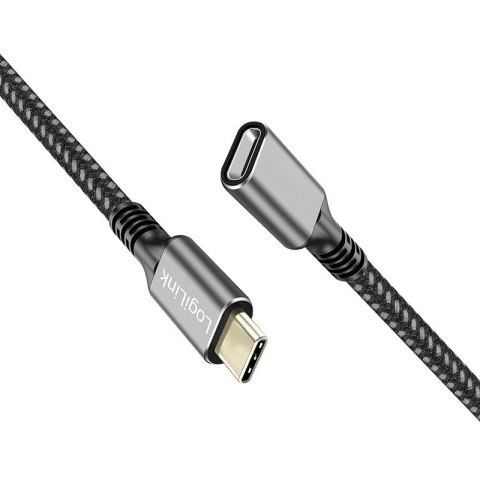 LogiLink Kabel USB 3.2 Gen2 Type-C przedłużacz Power Delivery 1m