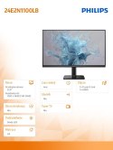 Monitor Philips 24E2N1100LB VA 100Hz Full HD z HDMI i VGA