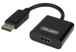 Unitek Adapter DisplayPort HDMI Y-5118DA 10cm pasywny konwerter wideo