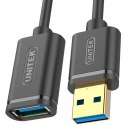 Przedłużacz USB 3.0 Unitek 1m AM-AF wydajny kabel do komputera