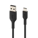 Belkin Kabel BoostCharge USB-A USB-C 2m czarny uniwersalny kabel