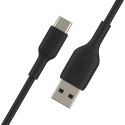 Belkin Kabel BoostCharge USB-A USB-C 2m czarny uniwersalny kabel