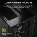 Obudowa Corsair FRAME 4000D RS Black Midi Tower ATX modułowa