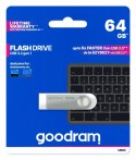 Pendrive GOODRAM UNO3 64GB srebrny USB 3.2 Gen1 elegancki i praktyczny