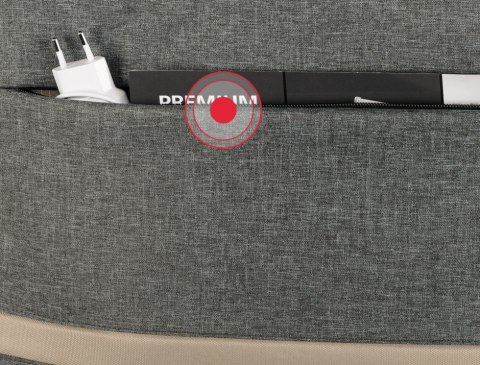 Etui Hama Terra 13.3 szare wodoodporne ekologiczne torba na laptopa