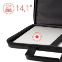 Torba Hama Nizza 14,1 czarna elegancka funkcjonalna na laptopa