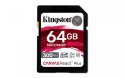 Karta pamięci Kingston SD 64GB Canvas React Plus 300MBs UHS-II U3
